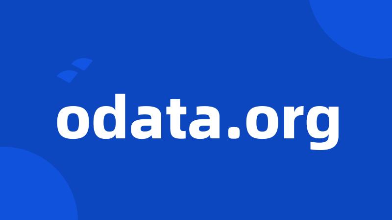 odata.org