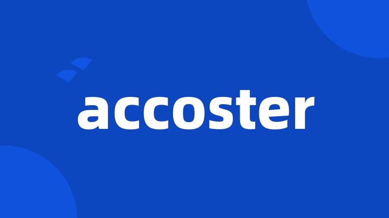 accoster