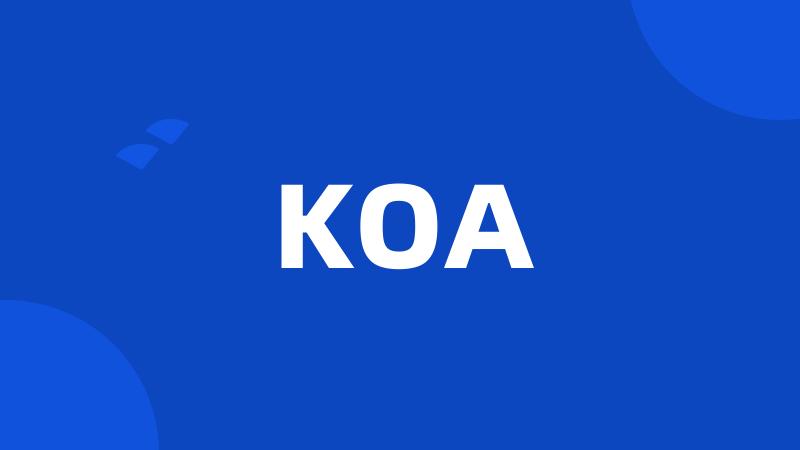 KOA