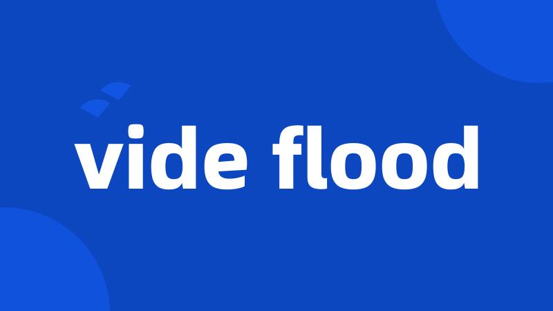 vide flood