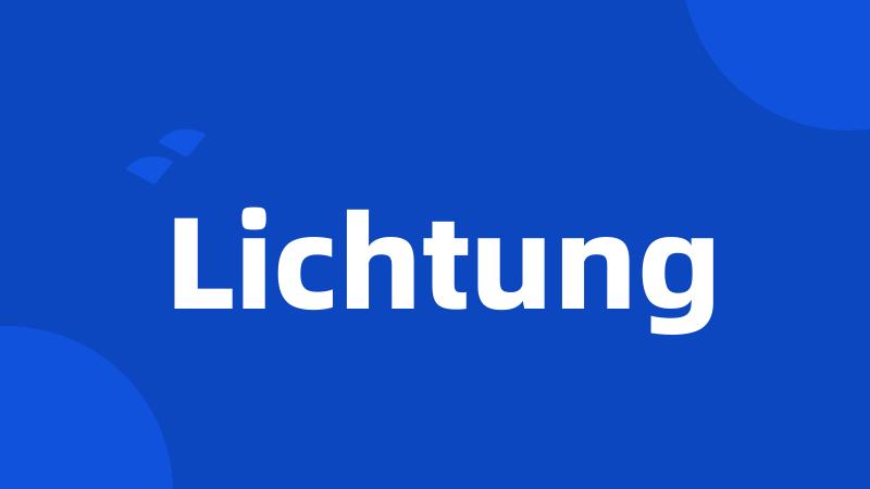 Lichtung