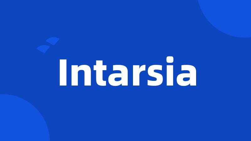 Intarsia