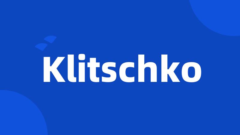 Klitschko