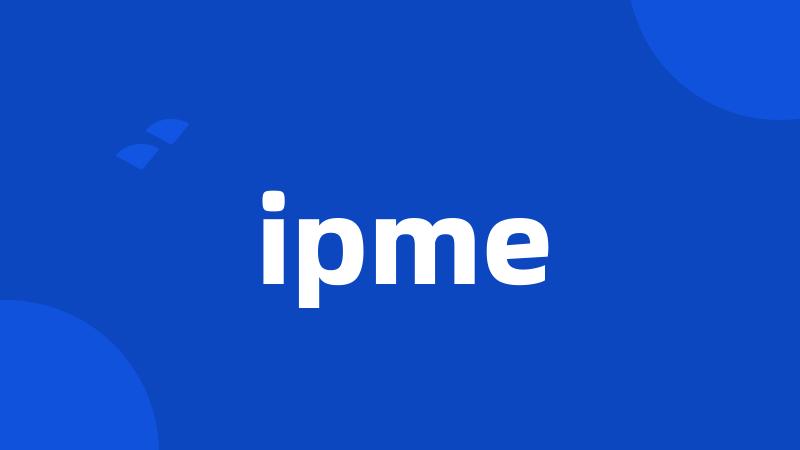 ipme