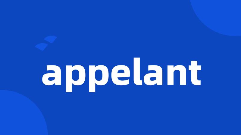 appelant