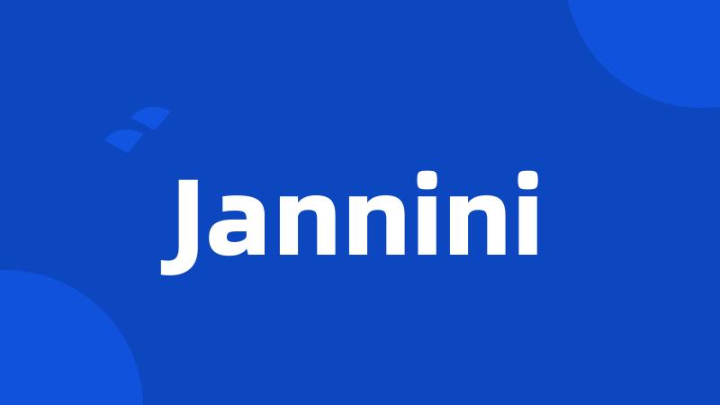 Jannini