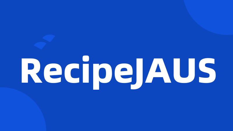 RecipeJAUS