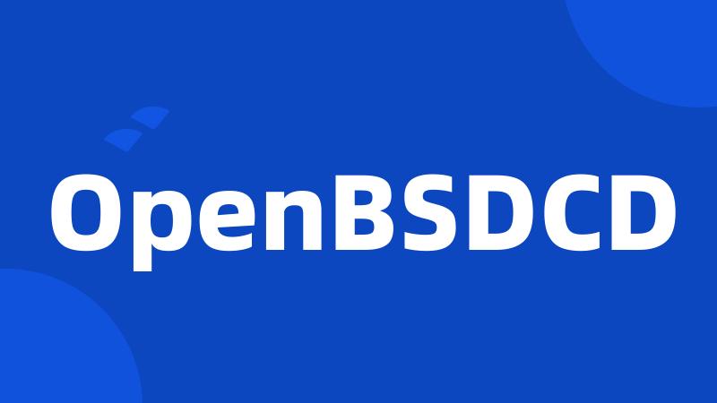 OpenBSDCD