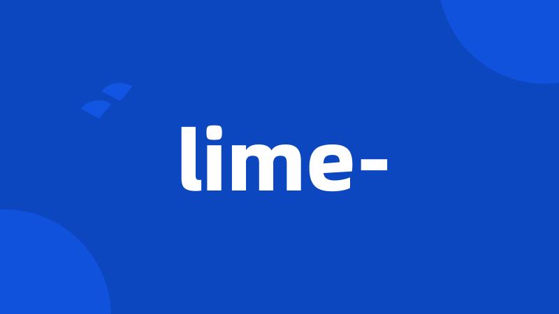 lime-