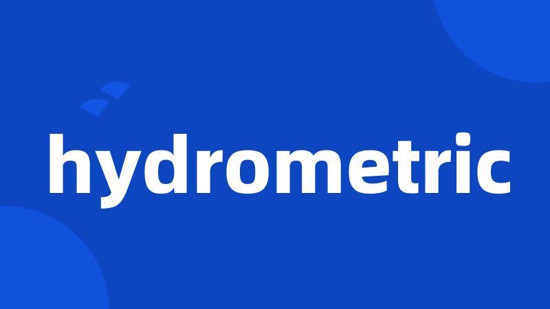 hydrometric