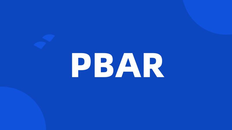 PBAR