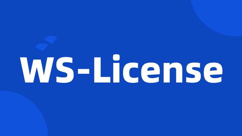 WS-License