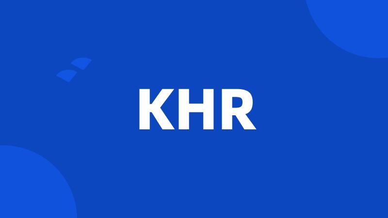 KHR