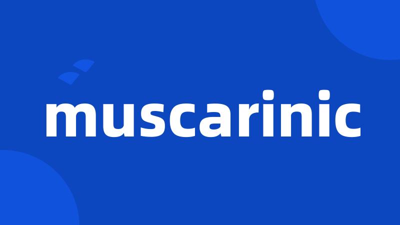 muscarinic
