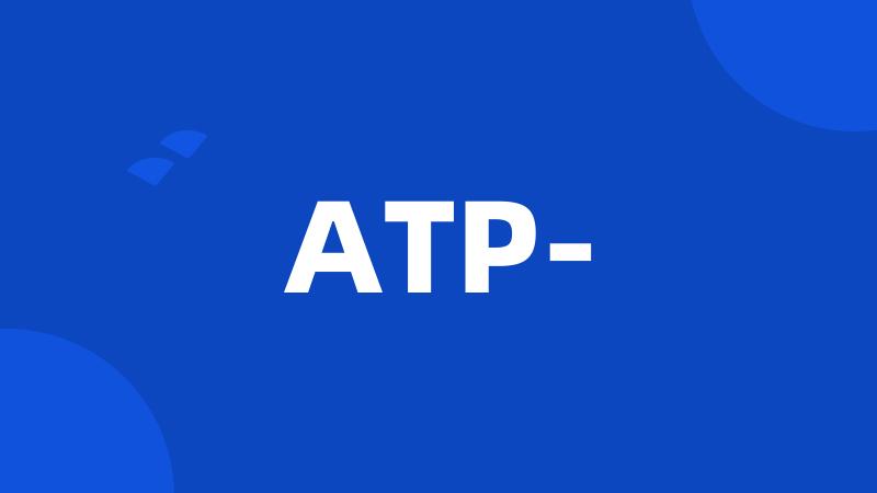 ATP-