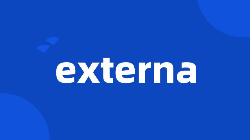 externa