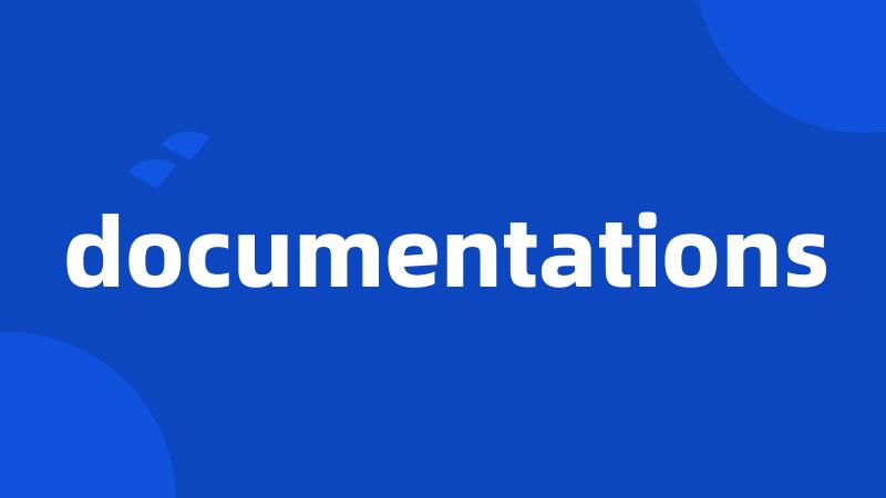 documentations