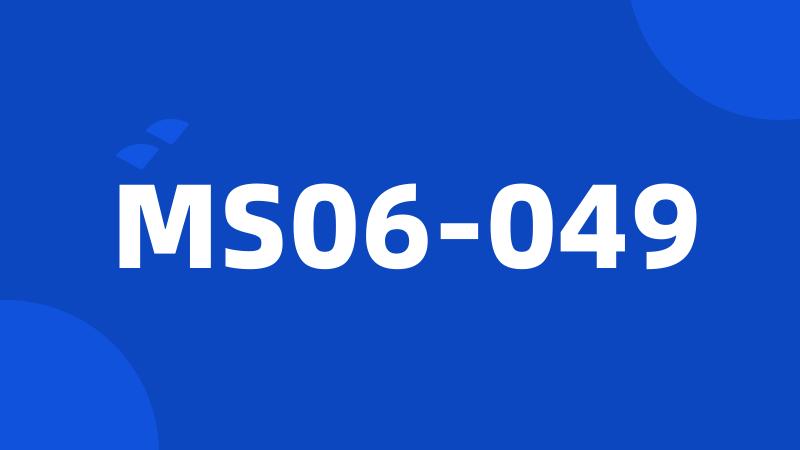 MS06-049