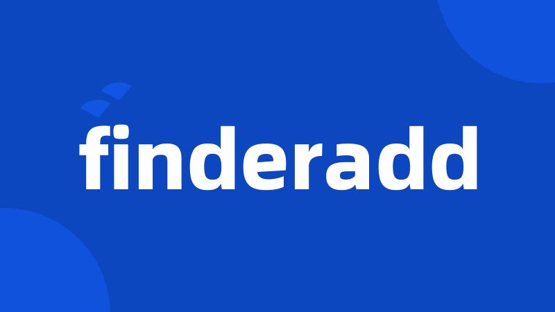 finderadd