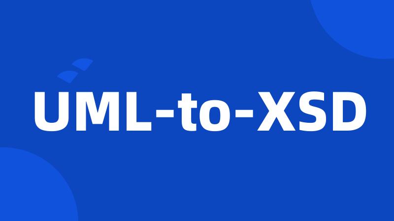 UML-to-XSD