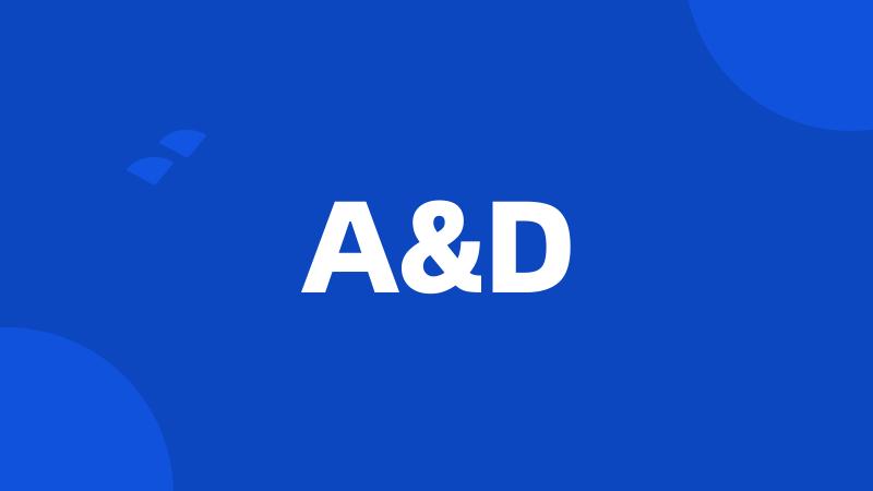 A&D