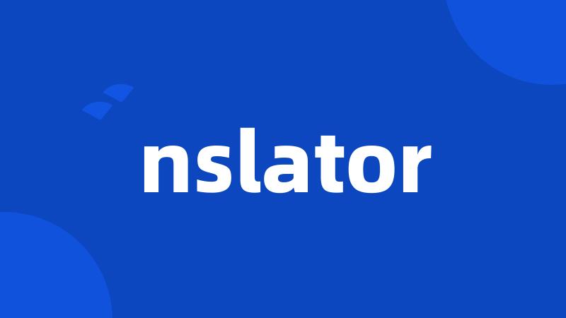 nslator