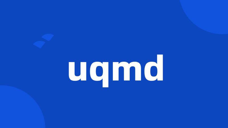 uqmd