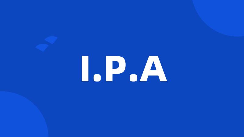 I.P.A