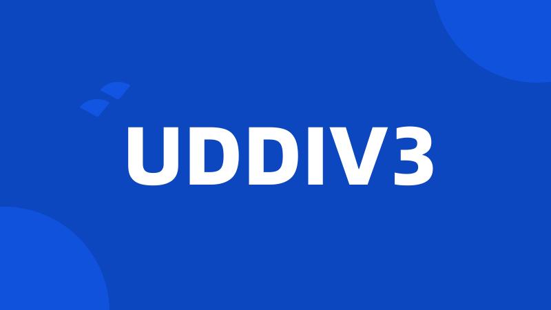 UDDIV3
