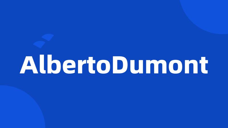 AlbertoDumont