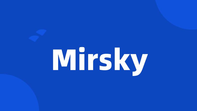 Mirsky