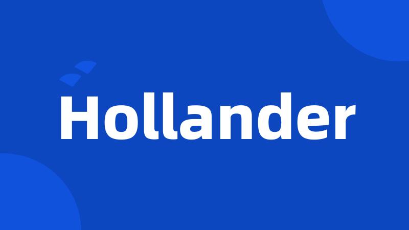 Hollander