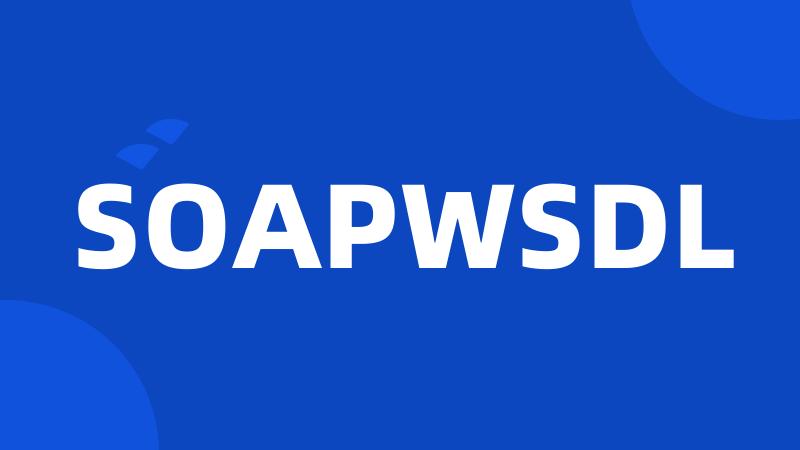 SOAPWSDL