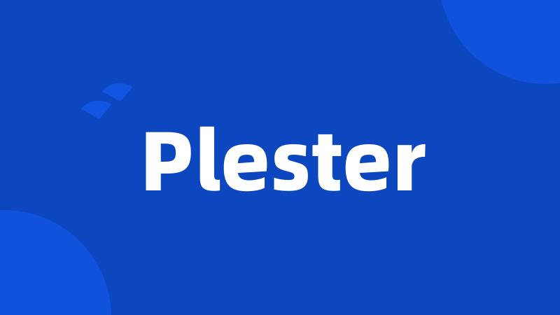 Plester