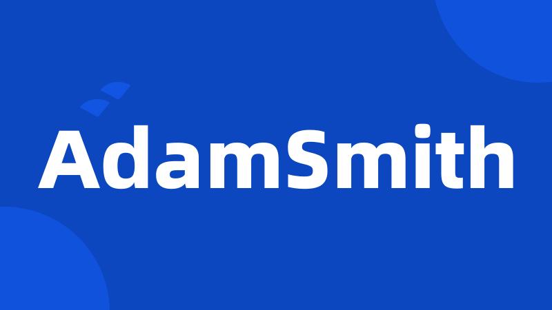 AdamSmith