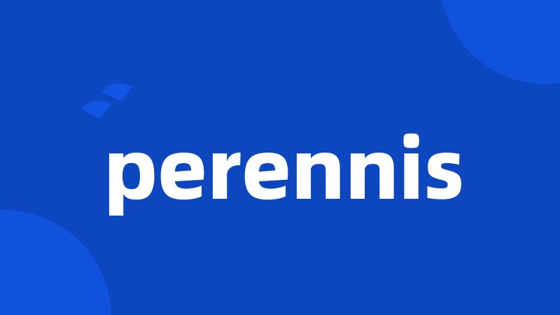 perennis