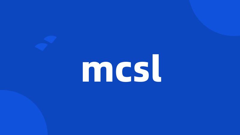 mcsl