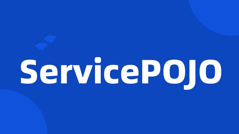 ServicePOJO