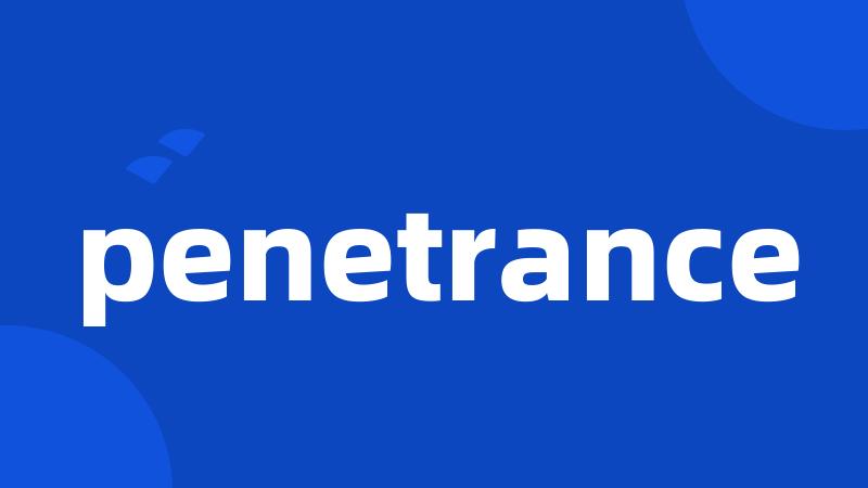 penetrance