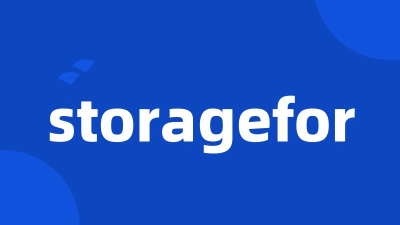 storagefor