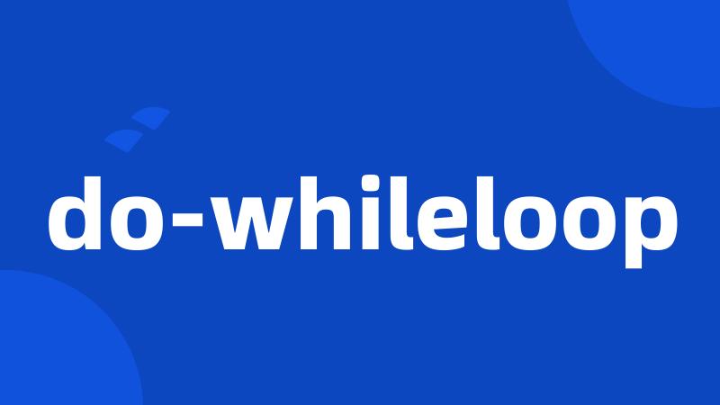 do-whileloop