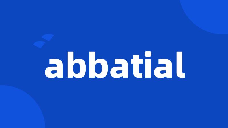 abbatial