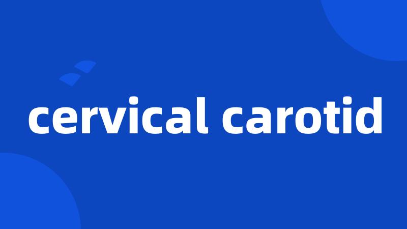 cervical carotid