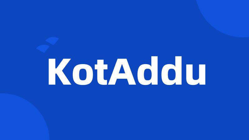 KotAddu