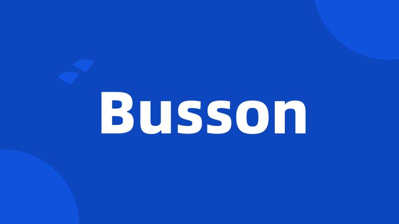 Busson