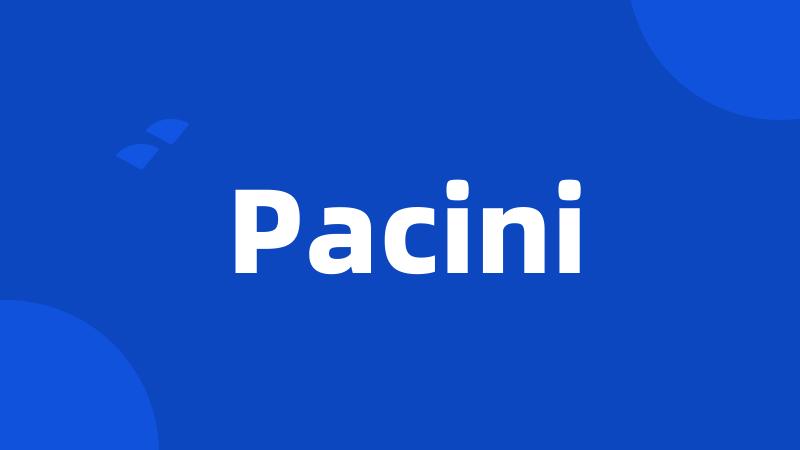 Pacini