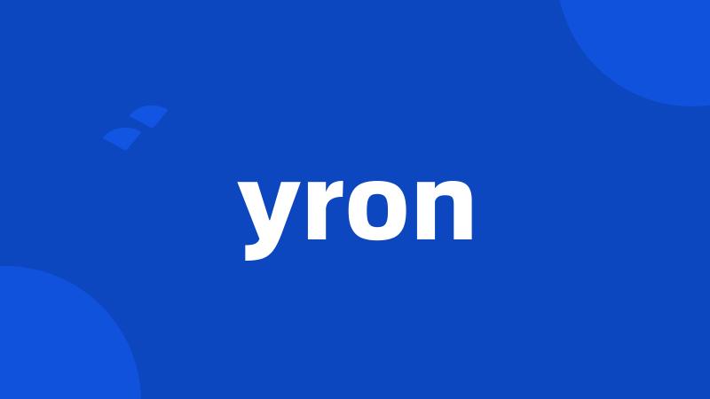 yron