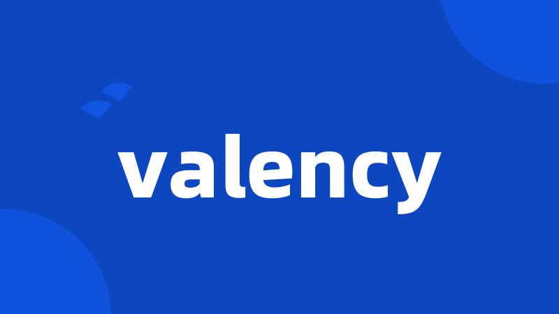 valency