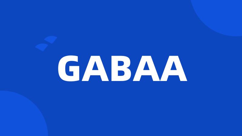 GABAA