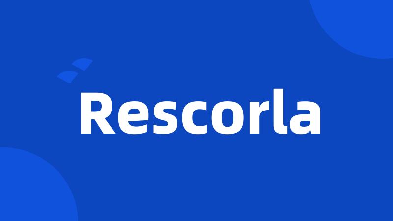 Rescorla